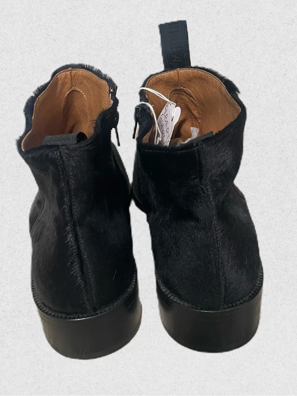 Alberto Guardiani Men's Black Pony Hair Boot